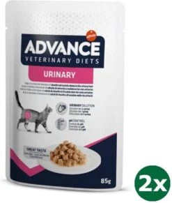 Advance Veterinary Diet Cat Urinary Pouch Kattenvoer 2x 12×85 Gr