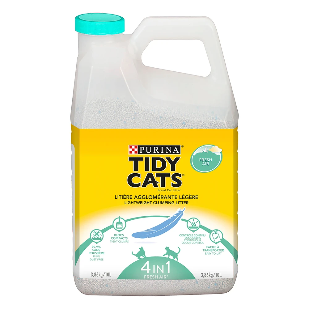 2 + 1 Gratis! 3 X Purina Tidy Cats Lichtgewicht Klonterstrooisel – Lightweight Fresh Air (3 X 20 L)