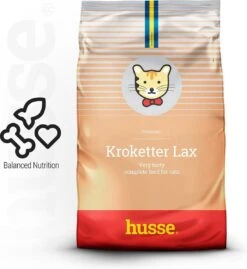 Husse Kroketter Lax – Kattenvoer – 3 X 2 Kg