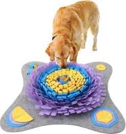 Snuifdeken Voor Honden, Slim Speelgoed, Trainingsmat Voor Huisdieren, Honden, Katten, Met 4 Zuignappen, 64 X 64 Cm
