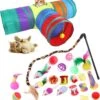 MONTKIARA Kattenspeelgoedset, 22 Stuks Interactief Kattenspeelgoed – Met Kattentunnel Katten Speelgoedmuizen Speelgoed Variety Pack Voor Indoor Kitty -Dieren Benodigdheden Winkel 1132x1200