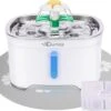 Qumax RVS Drinkfontein Voor Kat Met 3 Filters & Matje – Water Fontein – Waterdispenser – Waterautomaat – 2,5 L -Dieren Benodigdheden Winkel 1200x1010