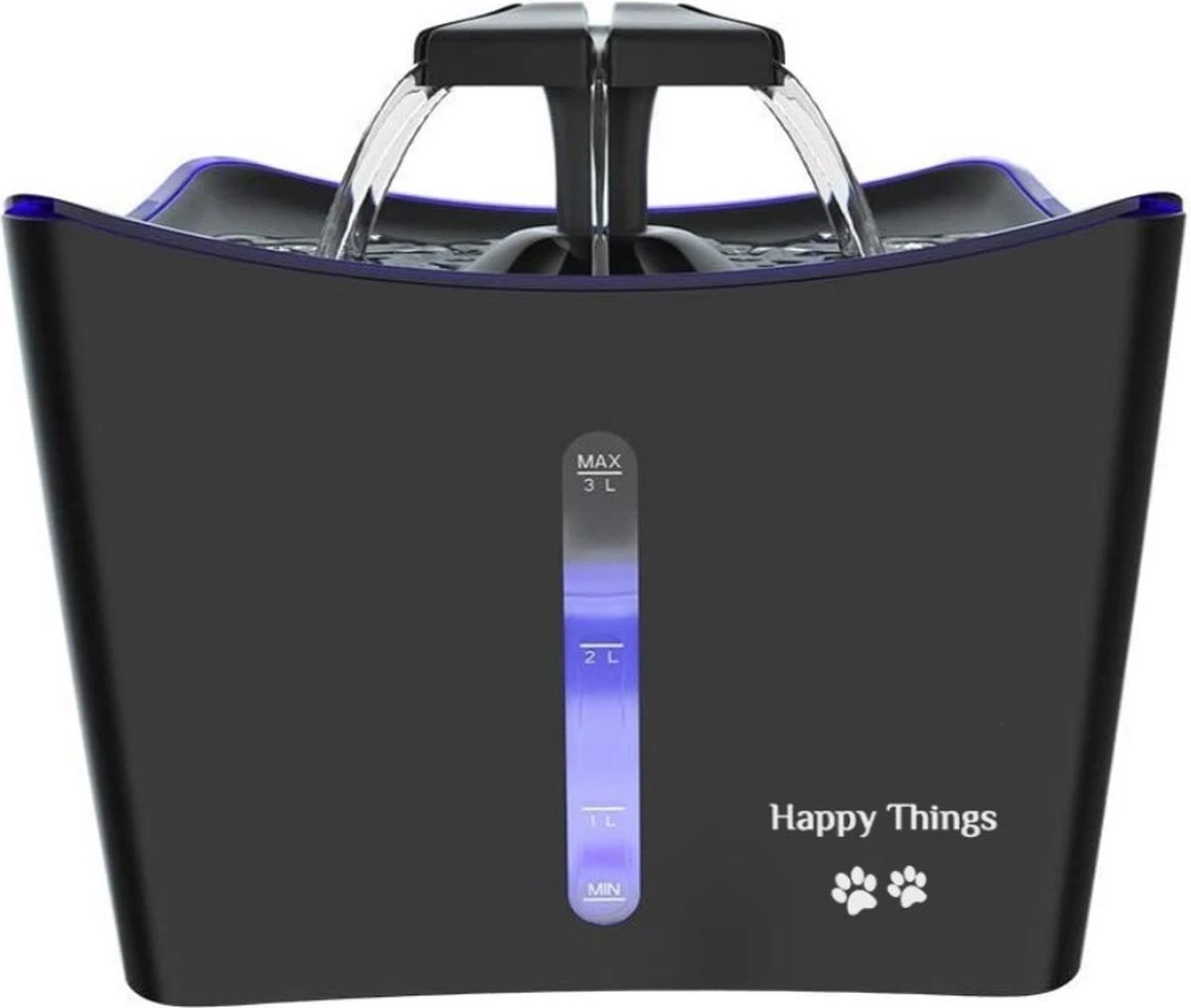Happy Things® Drinkfontein Kat En Hond XL Kattenfontein 3Liter Met LED – 100% Geruisloos En 100% Kwaliteit – Waterfontein Kat – Verkoeling Hond/Kat – Dieren Drinkbakken – Waterdispenser 3 Happy Things® Drinkfontein Kat En Hond XL Kattenfontein 3Liter Met LED – 100% Geruisloos En 100% Kwaliteit – Waterfontein Kat – Verkoeling Hond/Kat – Dieren Drinkbakken – Waterdispenser