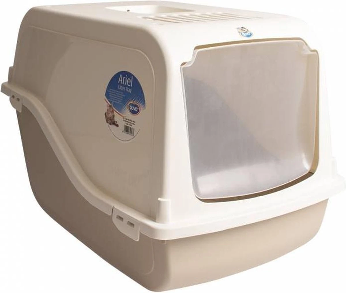 Duvo+ Ariel Grote Kattenbak Met Filter – Taupe – 57 X 39 X 38 Cm 3 Duvo+ Ariel Grote Kattenbak Met Filter – Taupe – 57 X 39 X 38 Cm