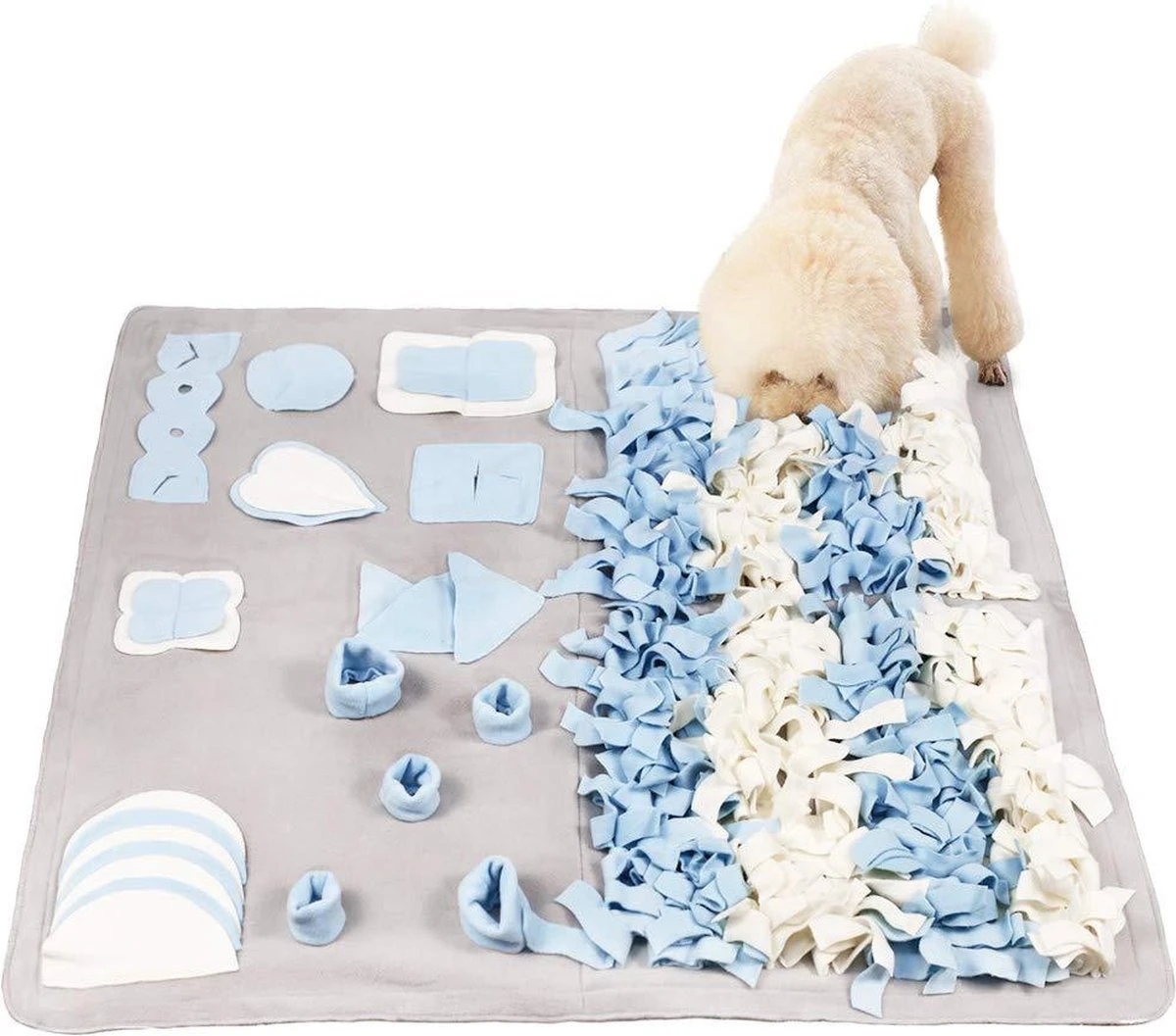 Snuffelmat Hond – Likmat Hond – Honden Speelgoed Intelligentie – Anti Schrokbak Hond – Honden Speeltjes – 100cmx100cm 3 Snuffelmat Hond – Likmat Hond – Honden Speelgoed Intelligentie – Anti Schrokbak Hond – Honden Speeltjes – 100cmx100cm
