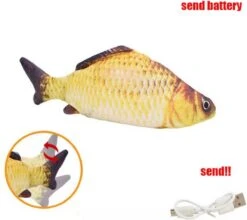Kattenspeelgoed – Beweegbaar Visje – USB-oplaadbaar – Speelgoedvisje Voor Katten