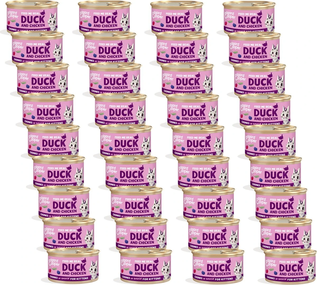 Edgard & Cooper Edgard&Cooper Kitten Chunks 85 G – Kattenvoer – 36 X Eend&Kip 3 Edgard & Cooper Edgard&Cooper Kitten Chunks 85 G – Kattenvoer – 36 X Eend&Kip
