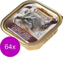 Mister Stuzzy Cat Paté Sterilized – Kattenvoer – 64 X Kip 100 G