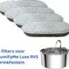 Drinkfontein Filters – 4 Stuks – LumifyMe RVS Drinkfontein -Dieren Benodigdheden Winkel 1200x1102