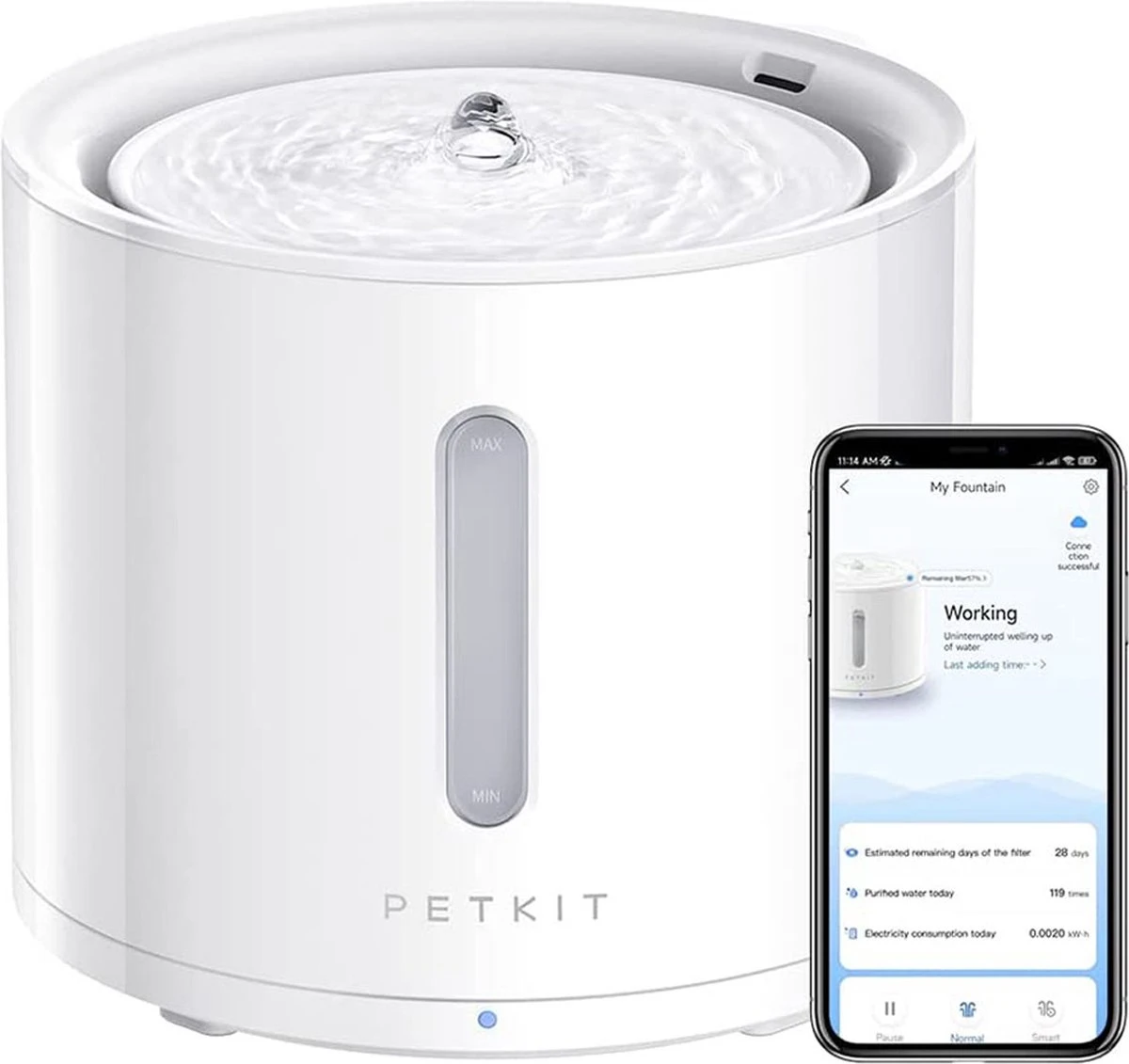 PETKIT Eversweet Solo 2 – Drinkfontein – 2L – Geruisloos – Met Filter 3 PETKIT Eversweet Solo 2 – Drinkfontein – 2L – Geruisloos – Met Filter