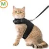 Zootic Kattentuigje Met Leiband Riem Kattenharnas Zwart Maat M Kat & Kitten – Halsomvang 20 Tot 26cm – Borstomvang 30 Tot 34cm -Dieren Benodigdheden Winkel 1200x1148 1