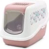 Savic Kattenbak Nestor Impression Flamingo Roze / Wit 56x39x38,5 Cm -Dieren Benodigdheden Winkel 1200x1163