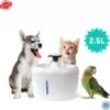 Thuys Drinkfontein Kat En Hond – Automatische Waterfontein Kat – Geluidloos Waterdispenser – Nachtlamp – USB Oplaadbaar – Houtskool Filter – Wit – 2.5L – 700g -Dieren Benodigdheden Winkel 1200x1190 1