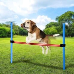 Dog Obstacle Pole Set. Honden Jump Set. 85 Cm.