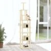 VidaXL Kattenmeubel Met Sisal Krabpalen 216 Cm Crèmekleurig -Dieren Benodigdheden Winkel 1200x1200 47