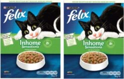 2x Felix Sensations Droog Inhome – Kattenvoer – 1kg