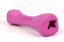 BecoBone – Kauwbot Flexibel Van Rubber Voor Hond – Beco Pets – In Groen, Blauw Of Roze – Maat S/M – Kleur: Roze, Maat: Medium
