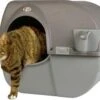 Omega Paw Zelfreinigende Kattenbak L – Bruin – 50 X 56 X 50 Cm 2 Omega Paw Zelfreinigende Kattenbak L – Bruin – 50 X 56 X 50 Cm -Dieren Benodigdheden Winkel 1200x857