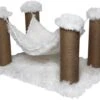 Topmast Krabpaal Fluffy Maui – Wit – 59 X 39 X 34 Cm – Katten Hangmat – Made In EU – Krabpaal Voor Katten – Stevig Sisal Touw 1 Topmast Krabpaal Fluffy Maui – Wit – 59 X 39 X 34 Cm – Katten Hangmat – Made In EU – Krabpaal Voor Katten – Stevig Sisal Touw -Dieren Benodigdheden Winkel 1200x952