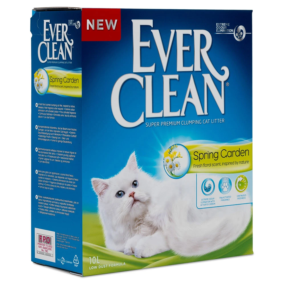 Ever Clean® Spring Garden Klonterende Kattenbakvulling – 10 L 3 Ever Clean® Spring Garden Klonterende Kattenbakvulling – 10 L