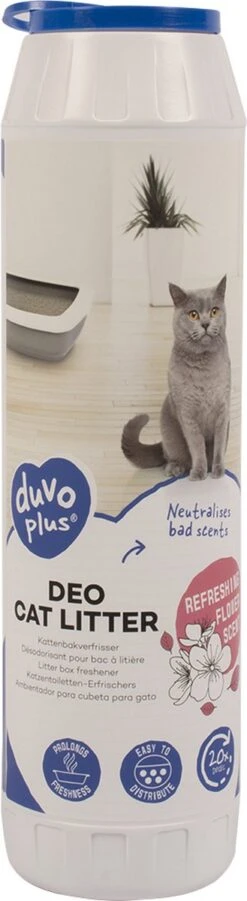 Duvo Deo Kattenbakverfrisser Bloemengeur 750gram