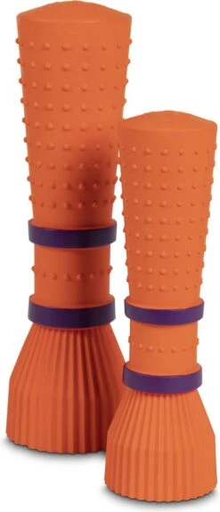Furmey Zoomies – Honden Speelgoed – Hondenspeeltjes – Kauwbotten Hond – S Oranje – 17 Cm