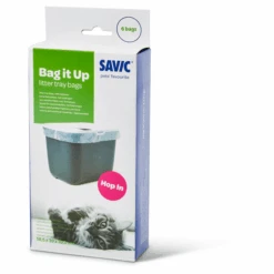 Savic Kattentoilet Bag It Up Hop In – Kattenbak – 58.5x39x39.5 Cm Transparant