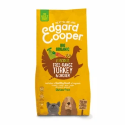 Edgard & Cooper Edgard&Cooper Bio Organic Turkey Adult Kalkoen&Kip&Wortel – Hondenvoer – 7 Kg Biologisch
