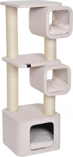 Duvo Krabpaal Akita 37x37x111cm Wit