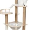 Katten Krabpaal – Houten Krabpaal – 132cm Hoog – Hout – Sisal 2 Katten Krabpaal – Houten Krabpaal – 132cm Hoog – Hout – Sisal -Dieren Benodigdheden Winkel 576x1200