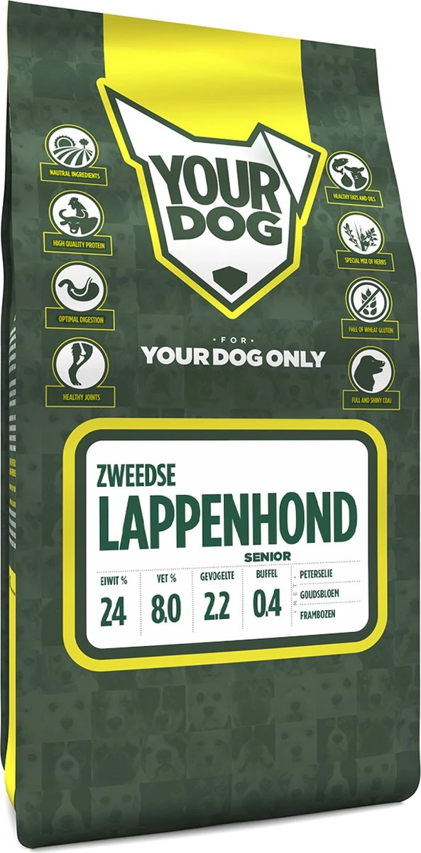 Yourdog Zweedse Lappenhond Senior (3 KG) 3 Yourdog Zweedse Lappenhond Senior (3 KG)