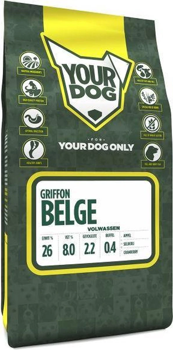 Yourdog Griffon Belge Volwassen (3 KG) 3 Yourdog Griffon Belge Volwassen (3 KG)