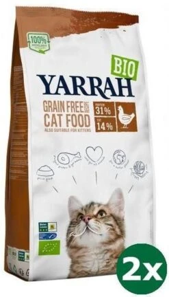 Yarrah Cat Sterilised Grain Free Kattenvoer 2x 700 Gr