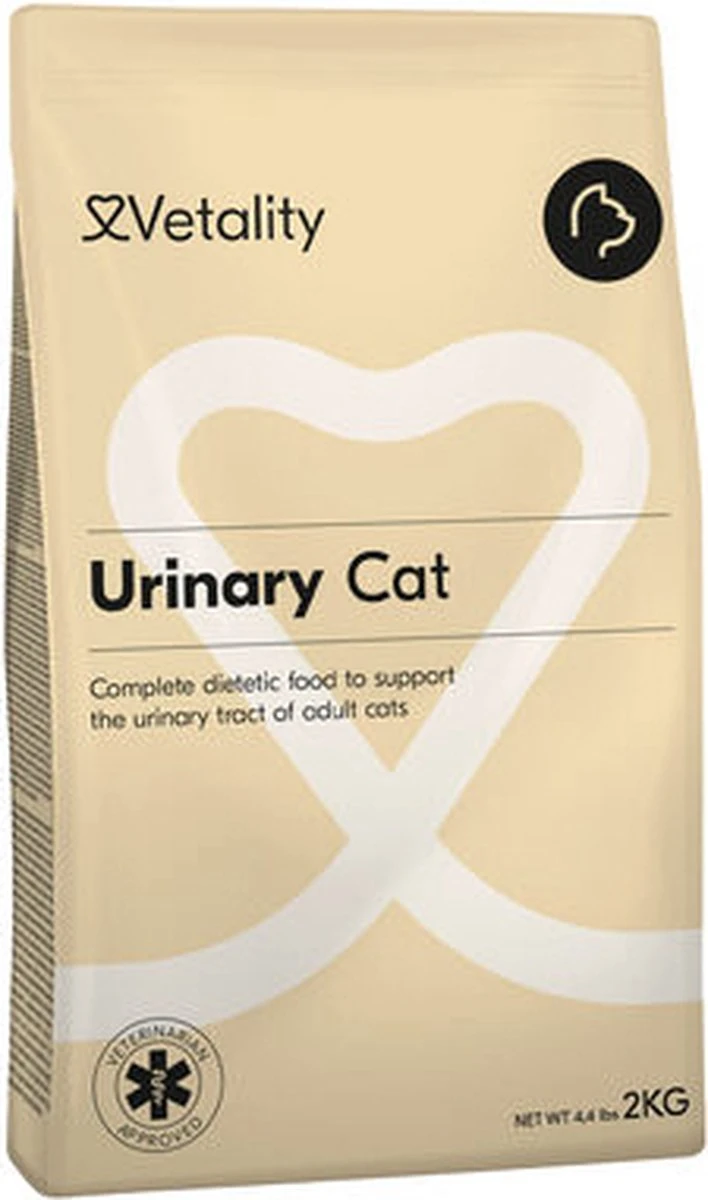 Vetality Urinary Adult Kattenvoer – 2 X 2 Kg 3 Vetality Urinary Adult Kattenvoer – 2 X 2 Kg