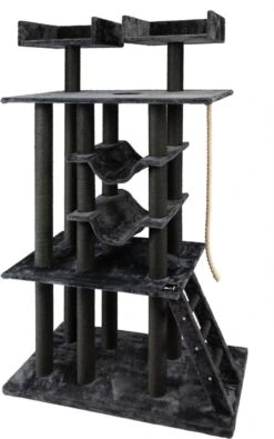 MaxxPet Krabpaal Maine Coon XXL – Voor Grote Katten – 120x60x205cm – Antraciet