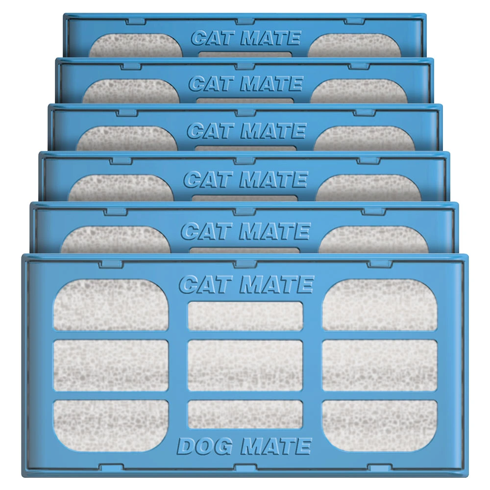 CAT MATE – Vervangingsfilter (6 Stuks) – Dog Mate Drinkfontein, 6 Liter 3 CAT MATE – Vervangingsfilter (6 Stuks) – Dog Mate Drinkfontein, 6 Liter