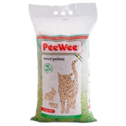 9kg/14L PeeWee Houtkorrels Kattenbakvulling Biologisch Afbreekbaar
