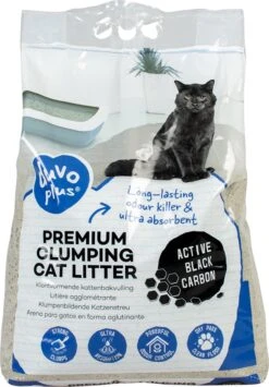 Premium Kattenbakvulling White Sensitive Black Carbon 12kg
