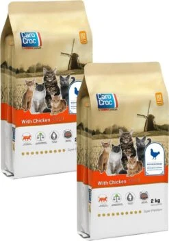 Carocroc With Chicken – Kattenvoer – 2 X 2 Kg