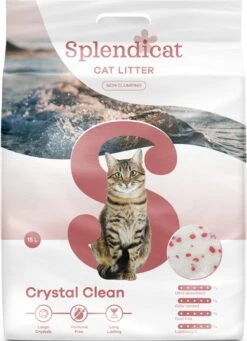 Splendicat Crystal Clean – Kattenbakvulling – 15L