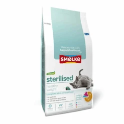 Smolke Cat Sterilised Kip&Lam&Vis – Kattenvoer – 4 Kg Gesteriliseerd / Overgewicht