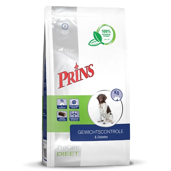 Prins Procare Dieet Gewichtscontrole&Diabetes – Hondenvoer – Gevogelte 15 Kg 3 Prins Procare Dieet Gewichtscontrole&Diabetes – Hondenvoer – Gevogelte 15 Kg