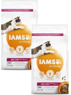 Iams Cat Senior – Kattenvoer – 2 X Vis 3 Kg
