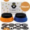 Vulpes Pets® PRO Praatknop Voor Honden – Dogbuttons – Laat Uw Huisdier Spreken – Hondenspeelgoed – Honden Training – Incl. E-Book & Trainingsstickers- 2 Stuks -Dieren Benodigdheden Winkel 914x1200