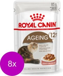 Royal Canin Fhn Senior Ageing 12plus Mp Pouch – Kattenvoer – 8 X 12×85 G