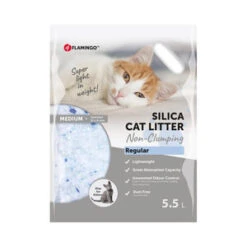 Flamingo Silica Kattenbakvulling – 5,5 Liter